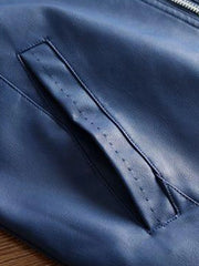 ヴィンテージPUレザーショートジャケット