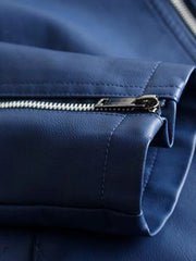 ヴィンテージPUレザーショートジャケット