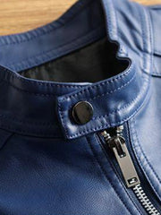 ヴィンテージPUレザーショートジャケット