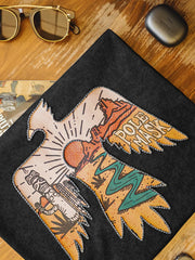 ネイティブアメリカン サンダーバード刺繍Tシャツ