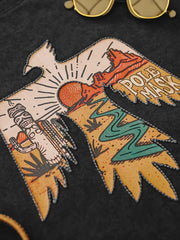 ネイティブアメリカン サンダーバード刺繍Tシャツ