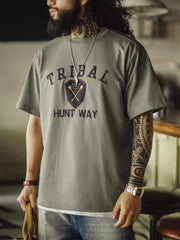 Navajo トライバル 発泡プリントTシャツ