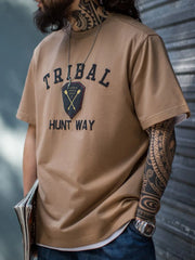 Navajo トライバル 発泡プリントTシャツ