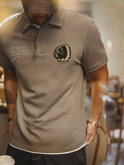 インディアン刺繍ポロシャツ - ジェロニモ・ポロTシャツ