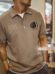 インディアン刺繍ポロシャツ - ジェロニモ・ポロTシャツ