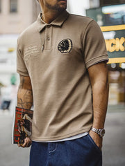 インディアン刺繍ポロシャツ - ジェロニモ・ポロTシャツ