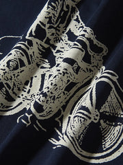 ヴィンテージモーターサイクル 210g リンガーTシャツ