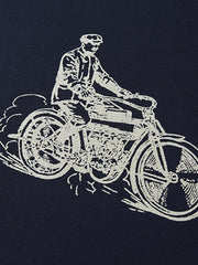 ヴィンテージモーターサイクル 210g リンガーTシャツ