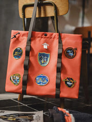 宇宙探査・アポロ号刺繍トートバッグ