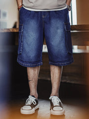 BombBee ヴィンテージワーク デニムショーツ