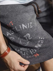 ヴィンテージ風マルチストライプのオープンカラー半袖シャツ