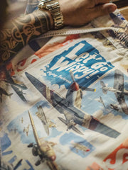 ヴィンテージフライトログ総柄ショーツ