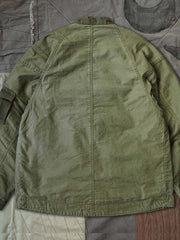 ミリタリースタイル ショルダーポケット付き 半纏