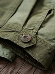 ミリタリースタイル ショルダーポケット付き 半纏