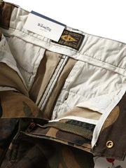 カモフラージュ 多口ポケット ワークパンツ