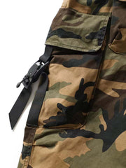 カモフラージュ 多口ポケット ワークパンツ