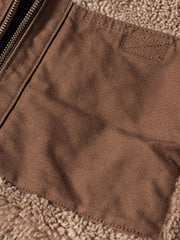 シープボアキャンバス フーデッドジャケット