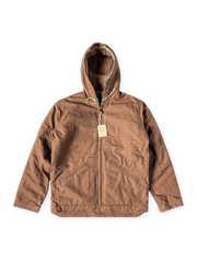 シープボアキャンバス フーデッドジャケット