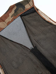 マルチポケット カモフラージュベスト