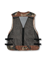 カモフラージュ柄ベスト正面ビュー
