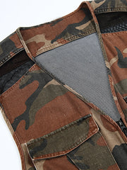 マルチポケット カモフラージュベスト