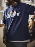 NAVYピンナップ刺繍Tシャツ