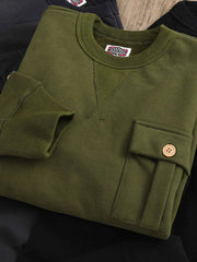 490g加毛シングルポケットスウェット