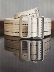 ネイビー編み込みベルト