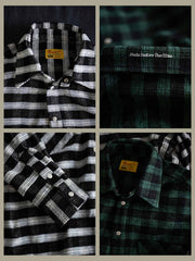 チカーノチェック フランネルシャツ 全体外観