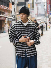 チカーノチェック フランネルシャツ 全体外観