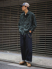 チカーノチェック フランネルシャツ