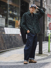 チカーノチェック フランネルシャツ