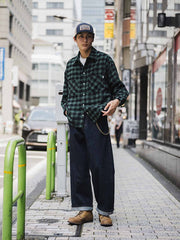 チカーノチェック フランネルシャツ