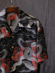 ダブルスネークブレイズ アロハシャツ