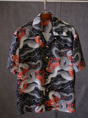 ダブルスネークブレイズ アロハシャツ