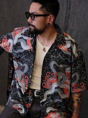 ダブルスネークブレイズ アロハシャツ