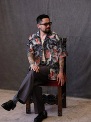 ダブルスネークブレイズ アロハシャツ