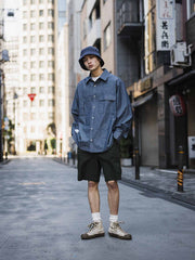 日本製5.5ozワークシャツ