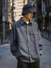 日本製5.5ozワークシャツ