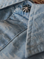 ナバホ ジャカードデニムシャツ