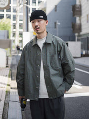 ルードスタイル ショートワイドチェックシャツジャケット