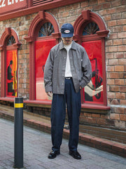 ルードスタイル ショートワイドチェックシャツジャケット