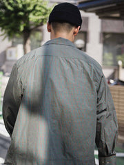 ルードスタイル ショートワイドチェックシャツジャケット