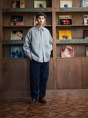 日本製ヘリンボーンCPOシャツ