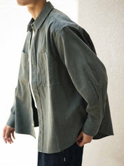 日本製ヘリンボーンCPOシャツ