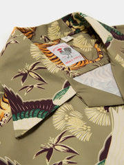 虎と孔雀のヴィンテージ50’sスタイル開襟シャツ
