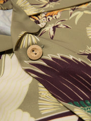 虎と孔雀のヴィンテージ50’sスタイル開襟シャツ