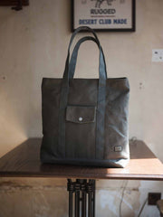 ヴィンテージキャンバスジップトートバッグ