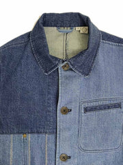 ヴィンテージパッチワークデニムコート