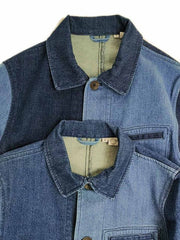 ヴィンテージパッチワークデニムコート